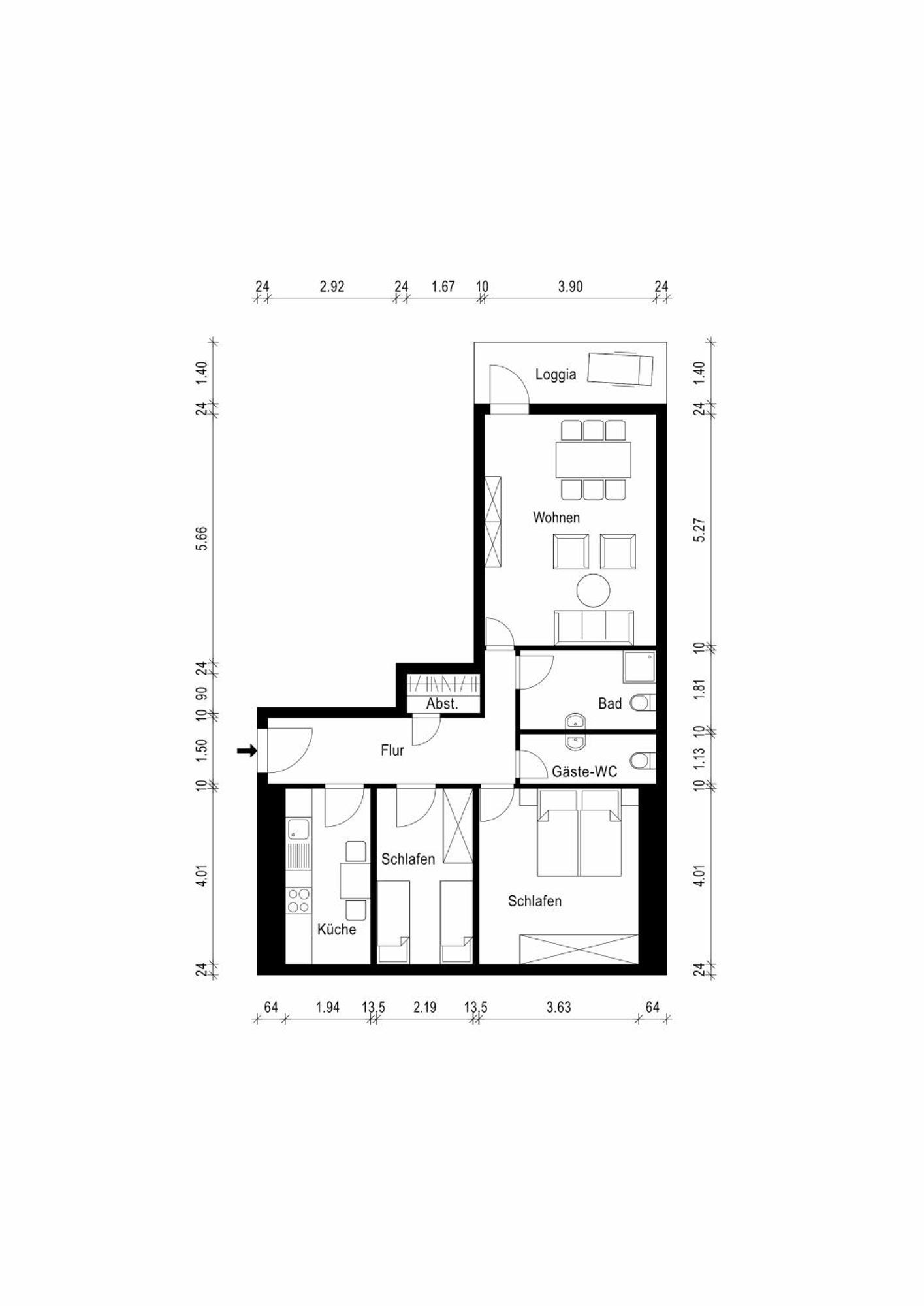"Lilie" In Geestland-Langen, Ideal Fuer Familien & Homeoffice - Wlan & Parkplatz - 3 Zimmer, Balkon - Nahe Bremerhaven Eksteriør billede